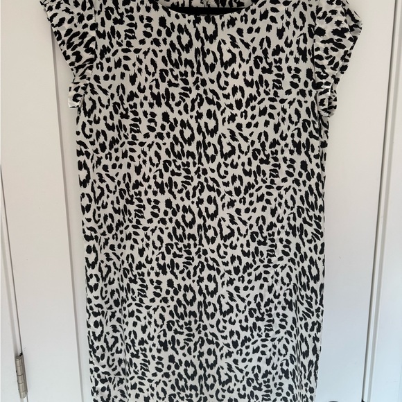 NWT-Joie Silk Leopard Print Dress, Sz M - Picture 6 of 7
